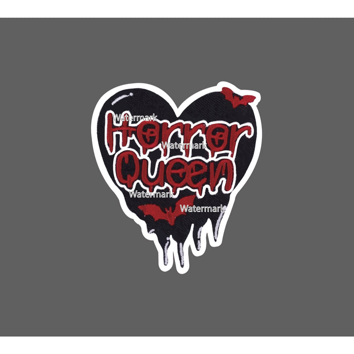 Horror Queen Sticker Heart