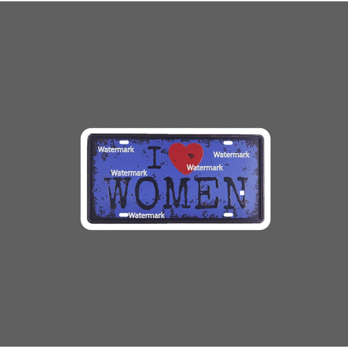 I Love Women Sticker