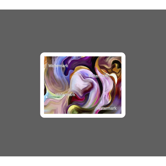 Swirl Sticker Abstract Paint Waterproof NEW