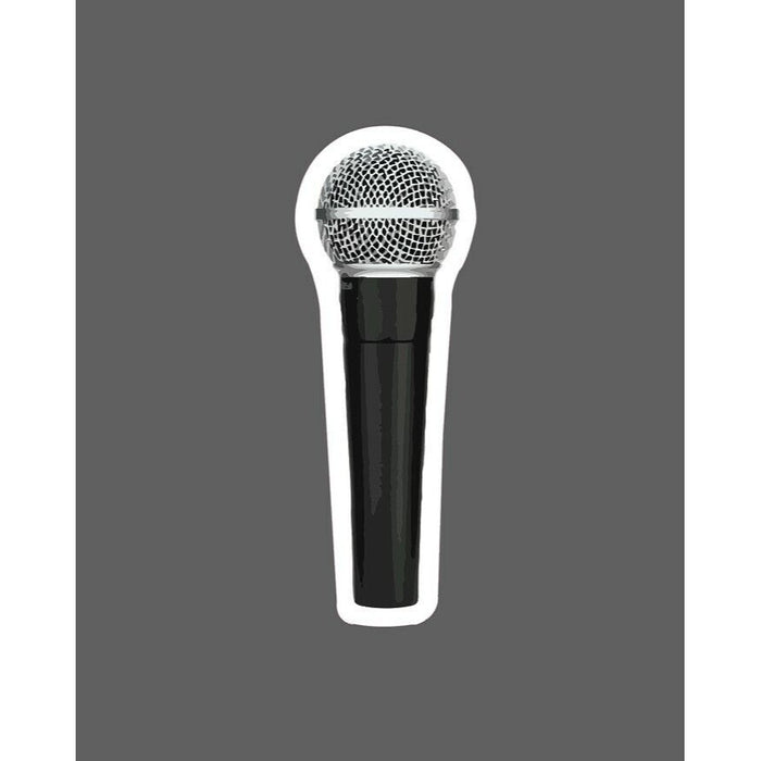 Microphone Sticker Realistic