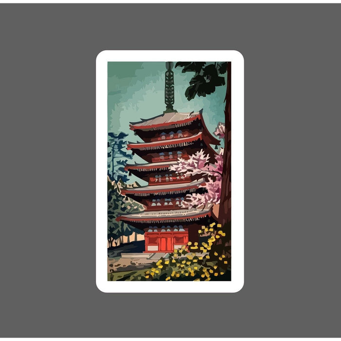 Pagoda Sticker Japan