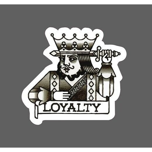 King Sticker Loyalty Sword