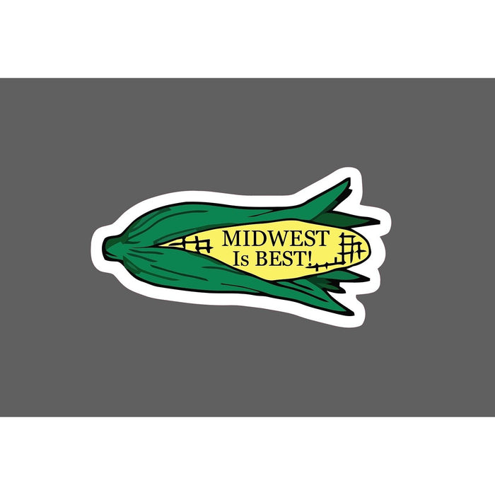 Midwest Is Best Sticker Corn