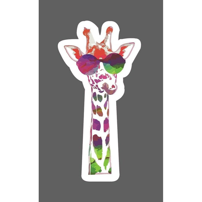 Giraffe Sunglasses Sticker Party