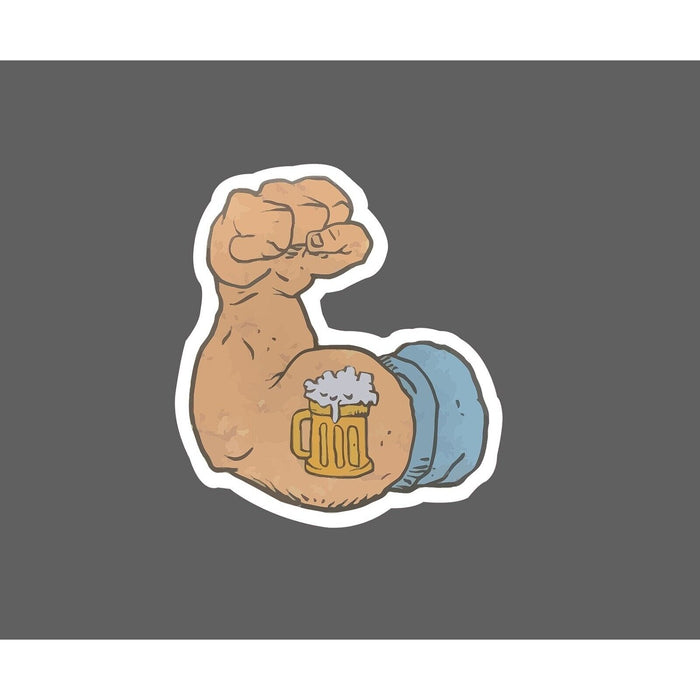 Beer Flex Sticker Brew Tattoo