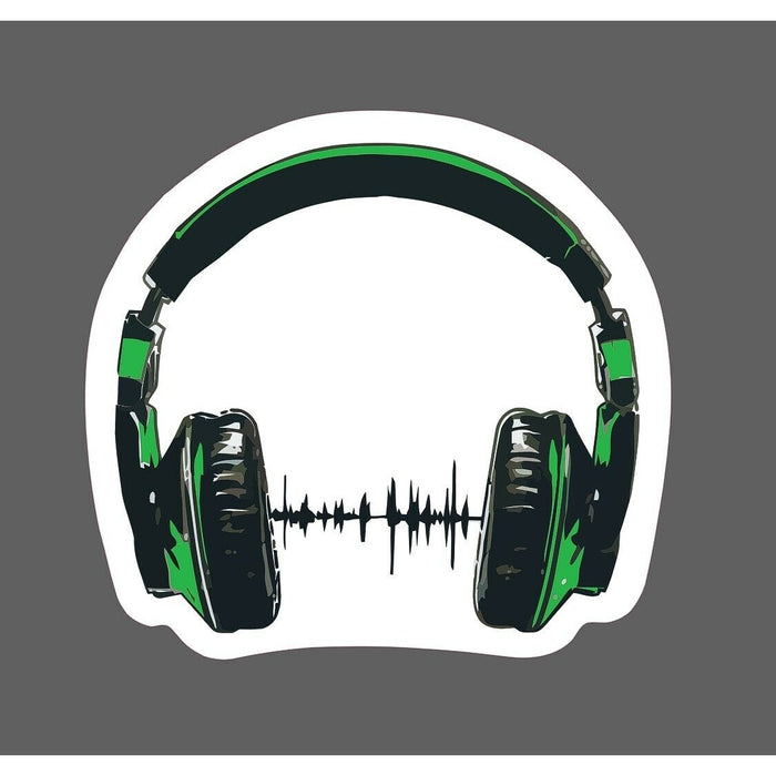 Headphones Sticker Music Gaming