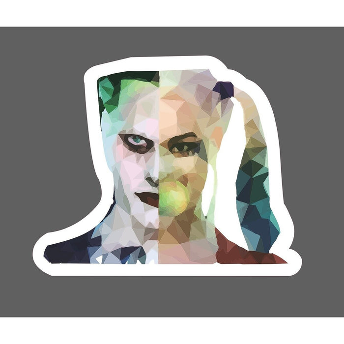 Joker Harley Sticker Geometric
