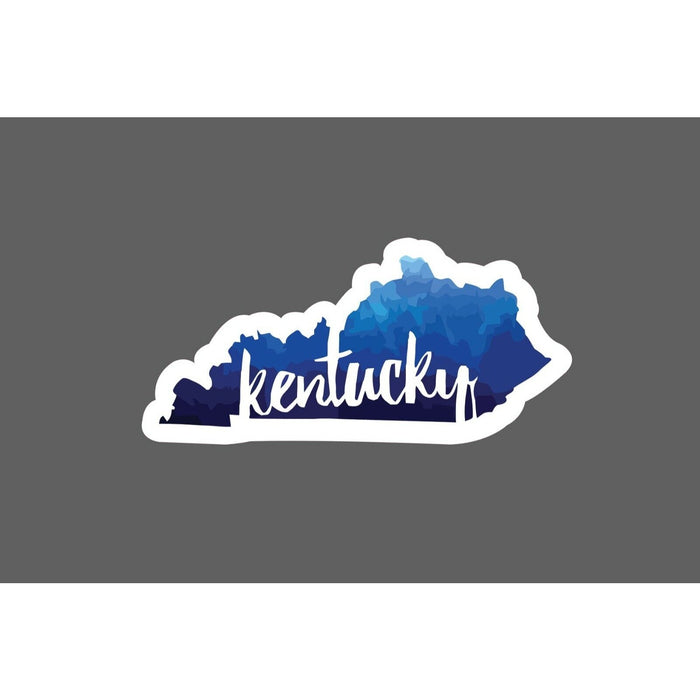 Kentucky Sticker State Blue