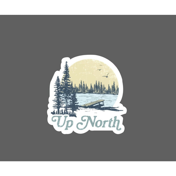 Up North Sticker Relax Cabin
