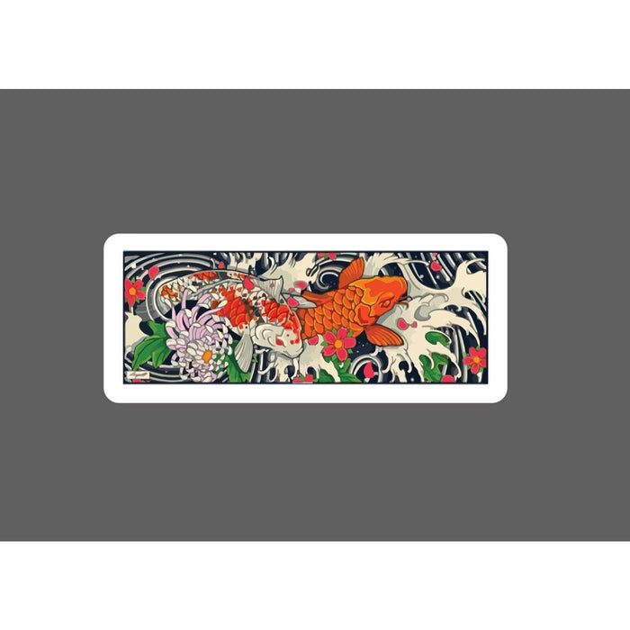 Koi Pond Sticker Koi Fish