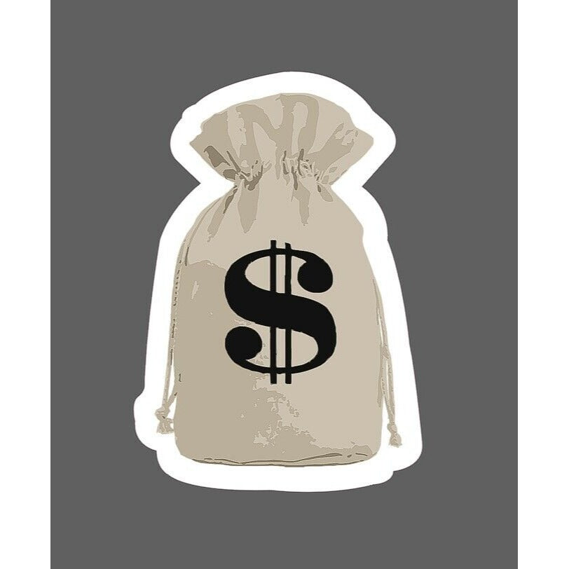 Money Bag Sticker Dollar Sign StickerDynasty
