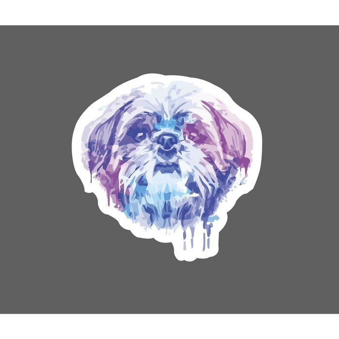 Shih Tzu Sticker Colorful