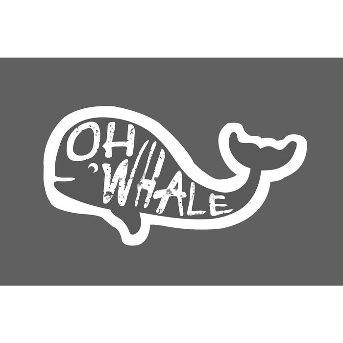 Oh Whale Sticker Pun Joke Funny
