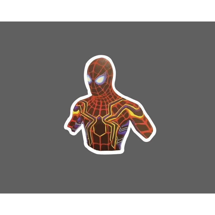 Spiderman Sticker Neon Superhero