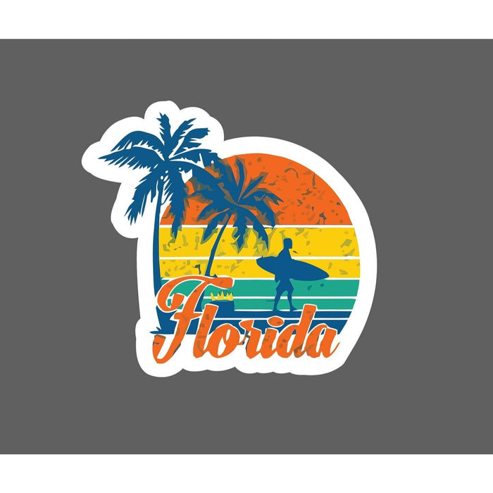 Florida Sticker Beach Vintage
