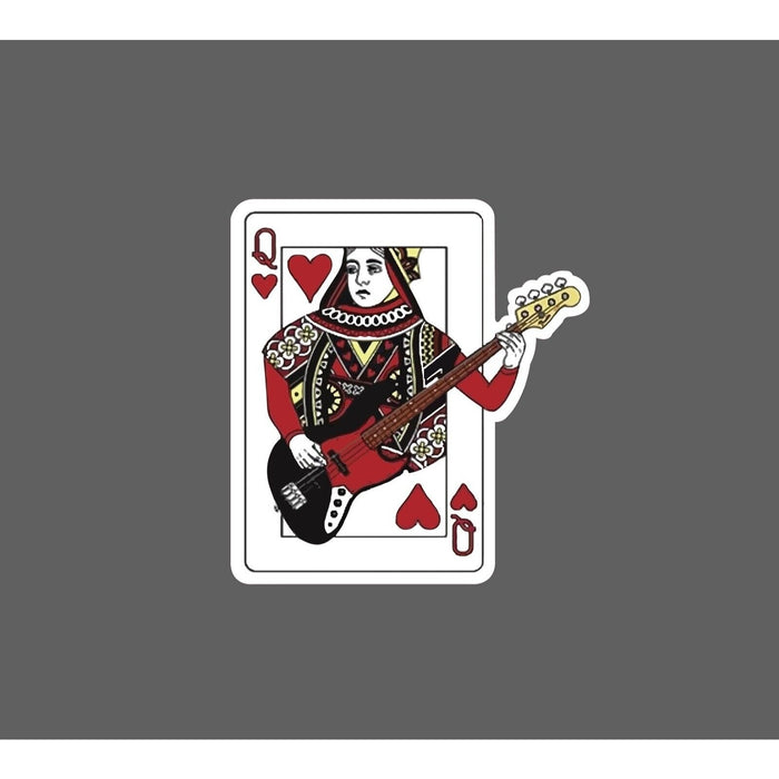 Queen Card Sticker Guitar Card