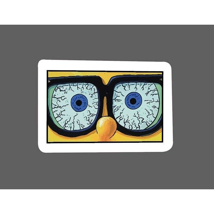 SpongeBob Sticker Glasses Scared