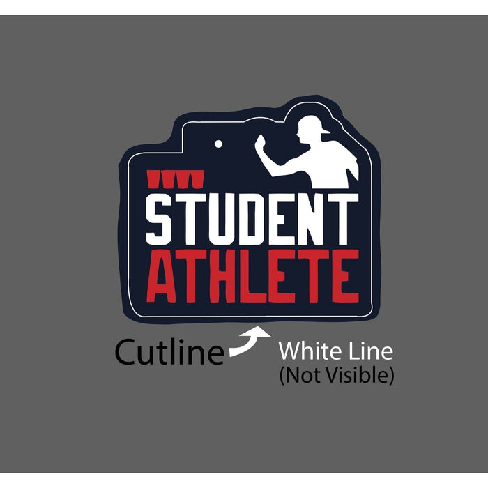 Student Athlete Sticker Beer Pong