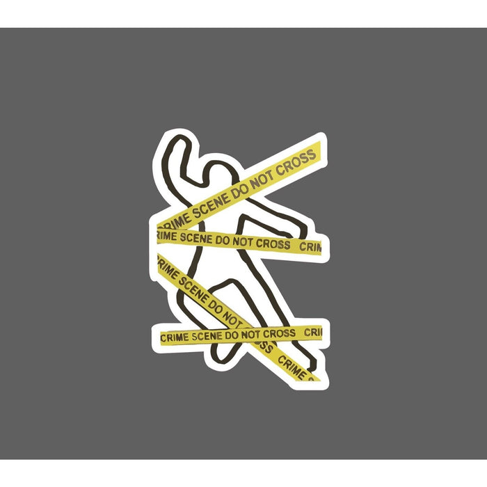 Crime Scene Sticker Chalk