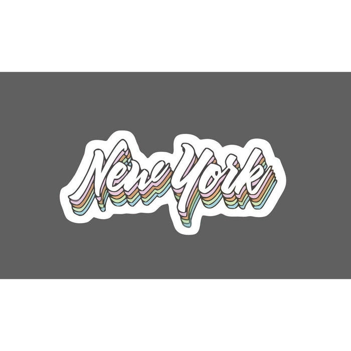 New York Sticker Written