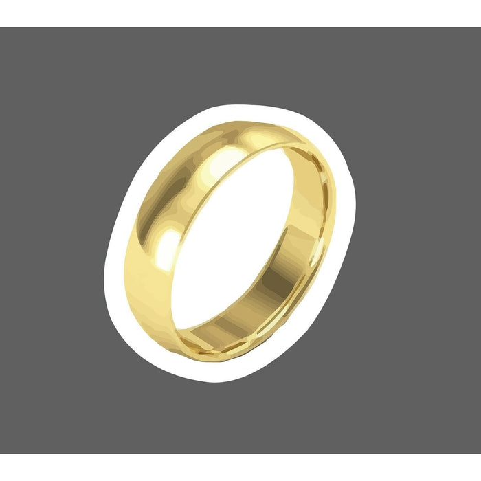 Gold Ring Sticker Precious