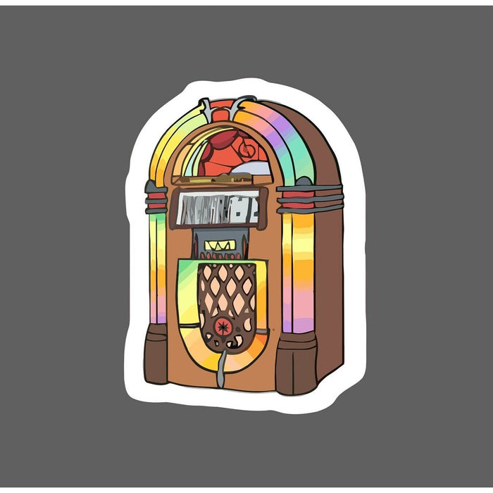 Jukebox Sticker Music Retro