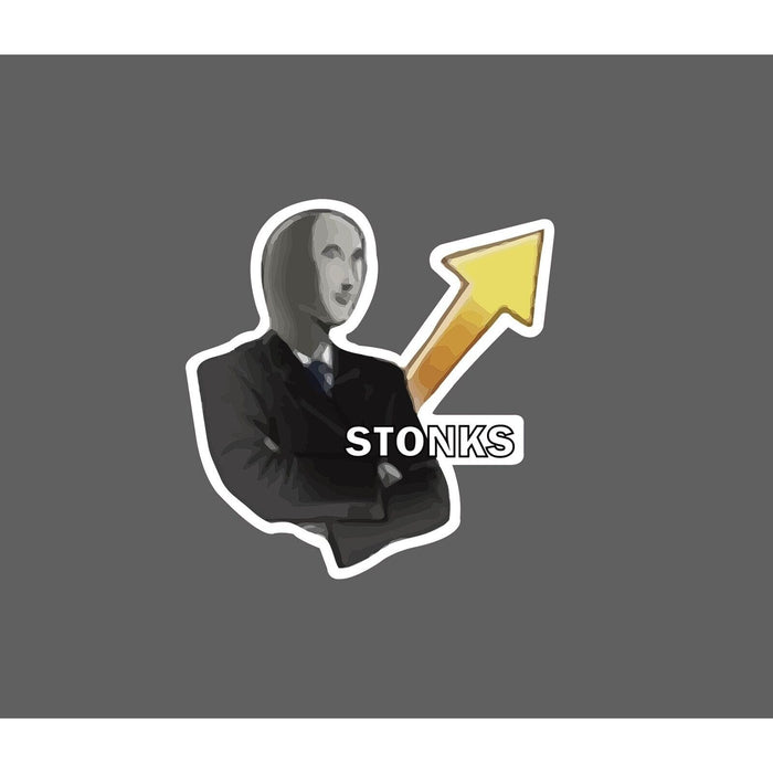 Stonks Sticker Meme Money