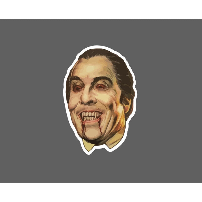 Vampire Sticker Blood Smile Horror