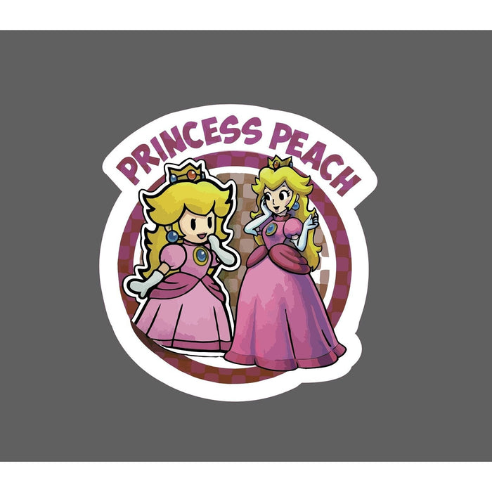 Princess Peach Sticker Cartoon