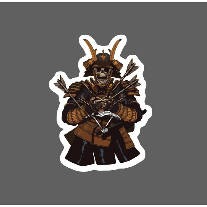 Samurai Sticker Skeleton Warrior