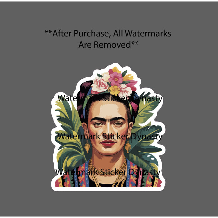 Frida Kahlo Sticker Waterproof Decal Art Artist Painter Painting Gift NEW
