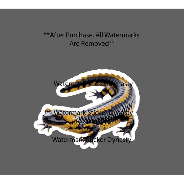 Salamander Sticker Waterproof Decal Lizard Animal Outdoor Wildlife Gift NEW