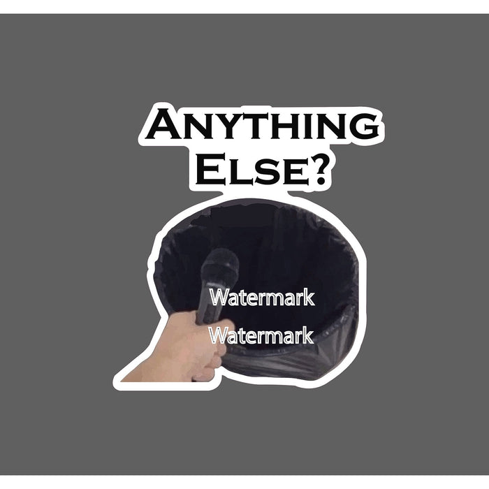 Anything Else Sticker Trash Waterproof NEW