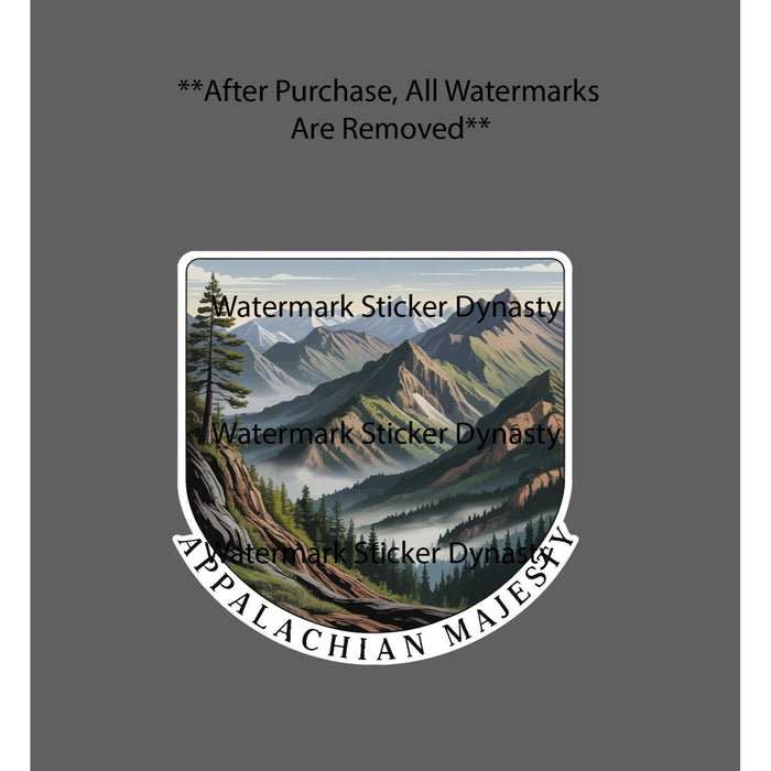 Appalachian Mountains Sticker Outdoor Wildlife Nature Gift Waterproof NEW
