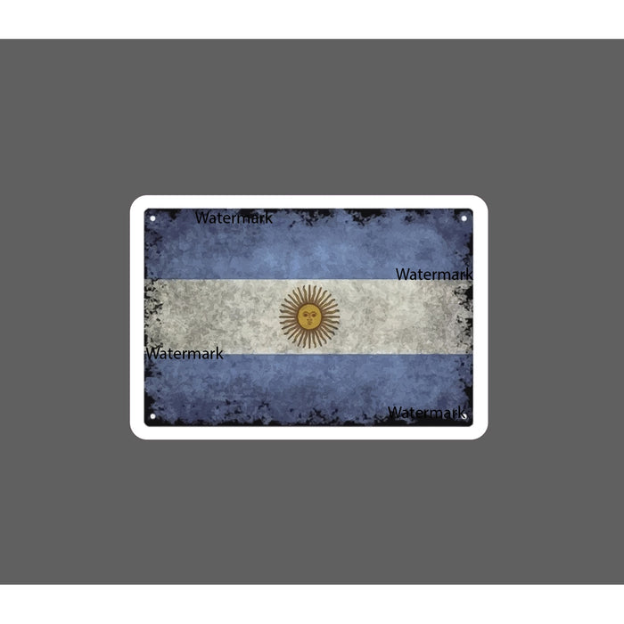 Argentina Flag Sticker Retro Vintage NEW