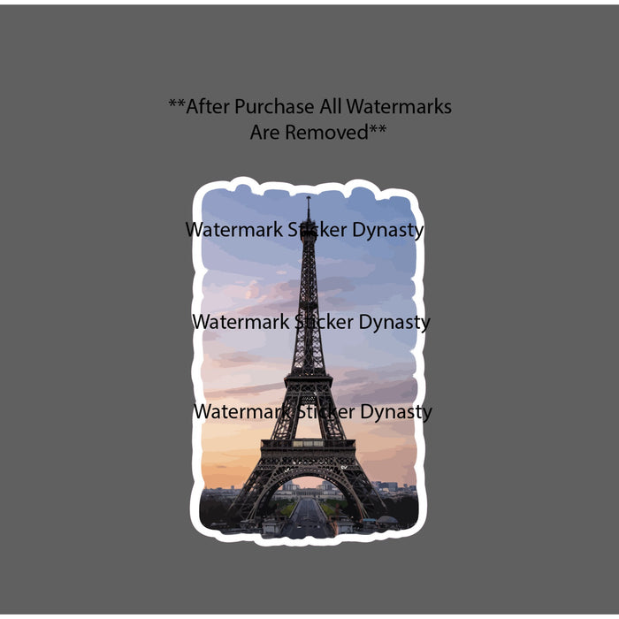 Eiffel Tower Sticker Waterproof Decal France French Architecture Travel Gift NEW