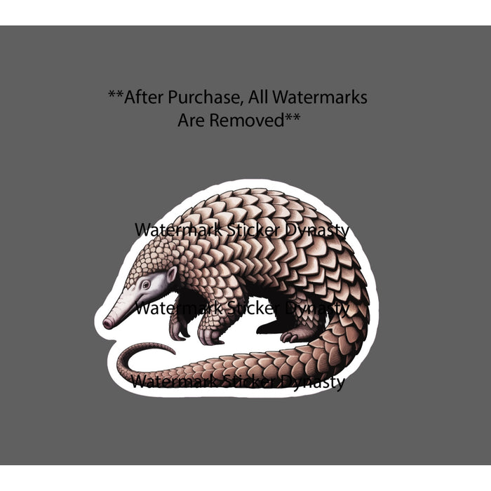 Pangolin Sticker Waterproof Decal Animal Outdoor Wildlife Nature Gift NEW