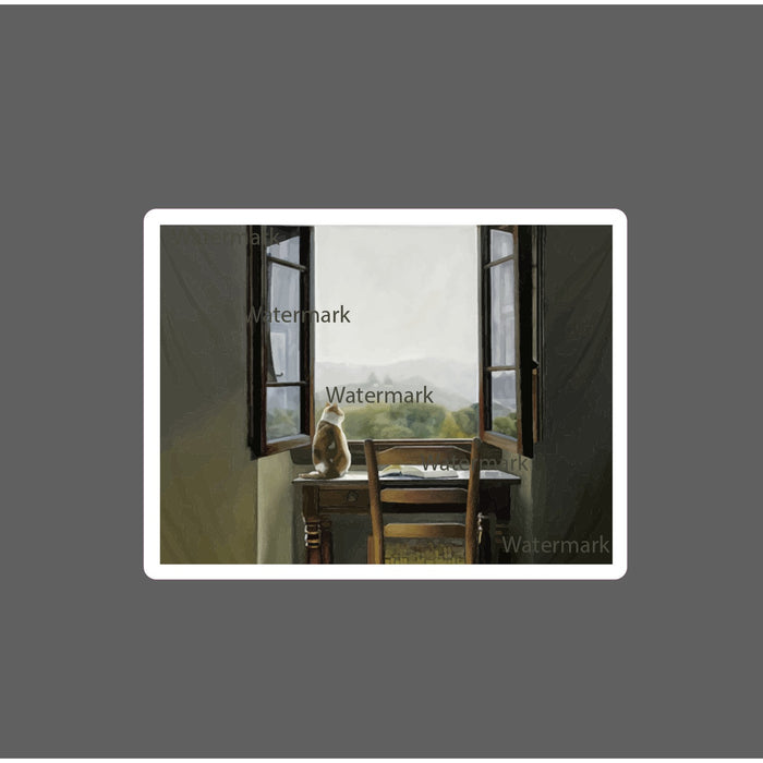 Cat Sticker Window Aesthetic Waterproof NEW