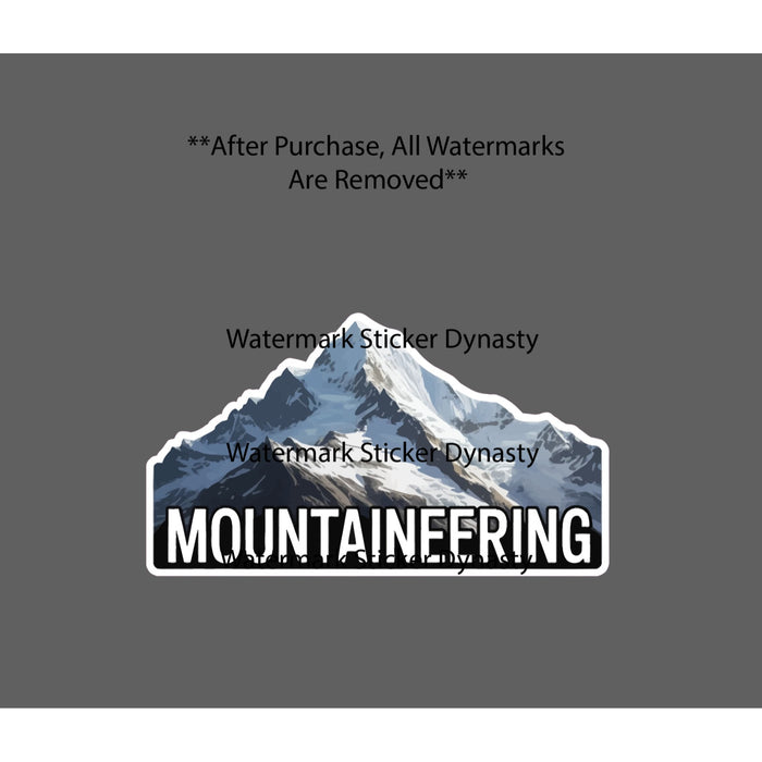 Mountaineering Sticker Waterproof Decal Travel Extreme Sports Outdoor Gift NEW