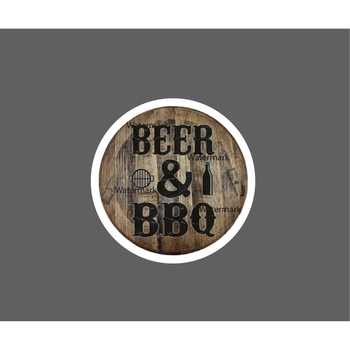 Beer BBQ Sticker Barrel Grill Cookout NEW