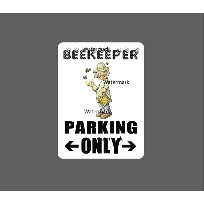 Beekeeper Sticker Parking Only Warning NEW