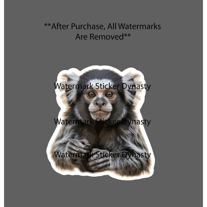 Marmoset Monkey Sticker Waterproof Decal Animal Wildlife Nature Gift NEW