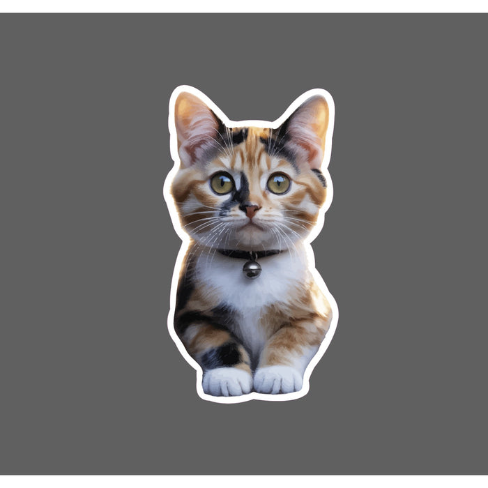 Calico Cat Sticker Waterproof Decal Kitten Feline Pet Animal Friend Gift NEW