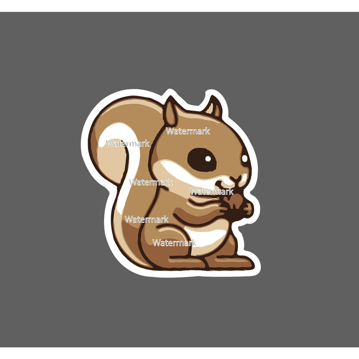 Squirrel Sticker Cartoon Cute