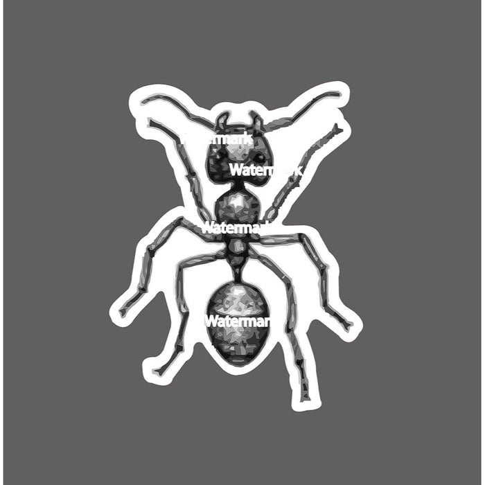 Fire Ant Sticker Black Gray