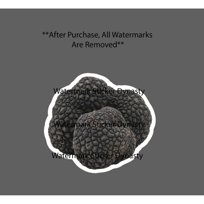 Black Truffle Sticker Waterproof Decal Food Fine Dining Delicacy Fungi Gift NEW