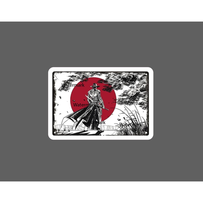 Samurai Sticker Nature Walk Mind NEW