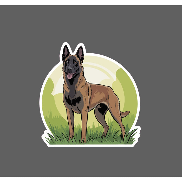 Belgian Malinois Sticker Dog Pet Friend Warrior Athlete Gift Waterproof NEW