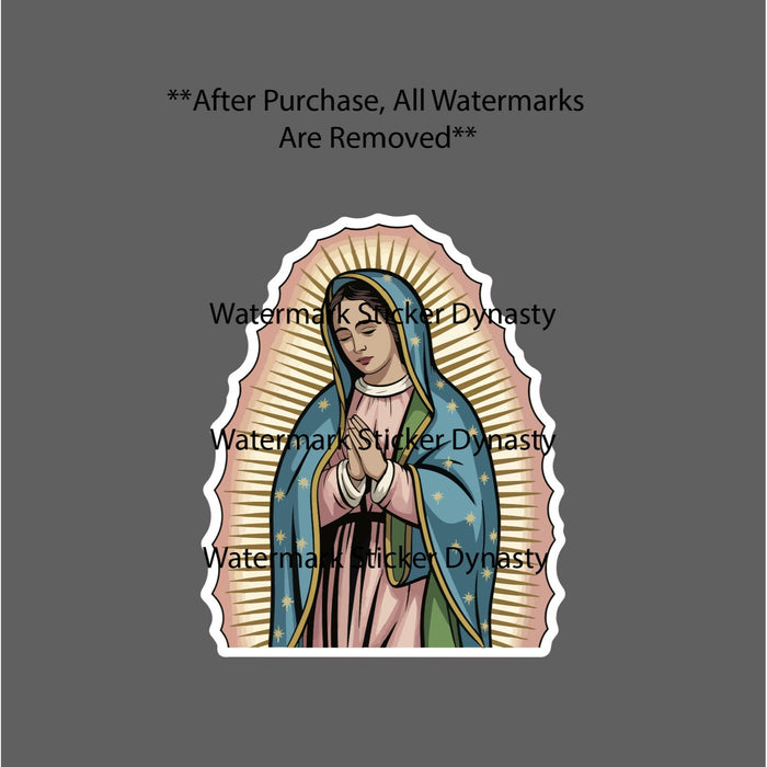Our Lady of Guadalupe Sticker Waterproof Decal Mary Catholic Jesus Gift NEW