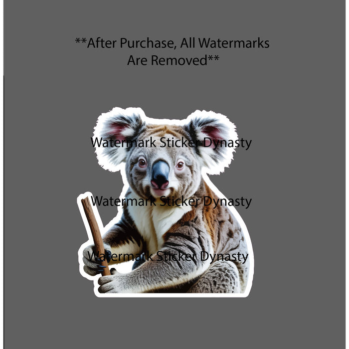 Koala Sticker Animal Cute Australia Wildlife Outdoor Gift Waterproof NEW